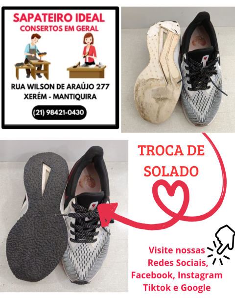 SAPATEIRO IDEAL NÃO EXISTE OUTRO IGUAL